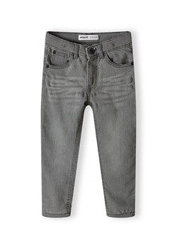 Szare klasyczne spodnie jeansowe dopasowane chłopięce ze sklepu 5.10.15 w kategorii Spodnie chłopięce - zdjęcie 169696290