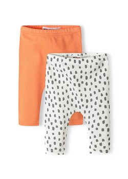 Bawełniane legginsy dla niemowlaka 2pak ze sklepu 5.10.15 w kategorii Legginsy niemowlęce - zdjęcie 169696334