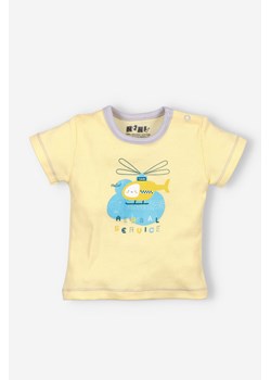 T-shirt niemowlęcy z bawełny organicznej dla chłopca ze sklepu 5.10.15 w kategorii Koszulki niemowlęce - zdjęcie 169696521