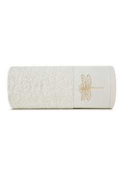 Kremowy ręcznik 50x90 cm z haftowaną ważką ze sklepu 5.10.15 w kategorii Ręczniki - zdjęcie 169696623