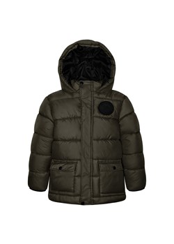 Kurtka zimowa dla niemowlaka khaki z kapturem ze sklepu 5.10.15 w kategorii Kombinezony i kurtki - zdjęcie 169697281