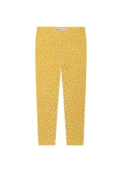 Żółte legginsy dla niemowlaka w serduszka ze sklepu 5.10.15 w kategorii Legginsy niemowlęce - zdjęcie 169698133