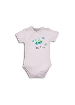Bawełniane body kopertowe z nadrukiem ze sklepu 5.10.15 w kategorii Body niemowlęce - zdjęcie 169698223