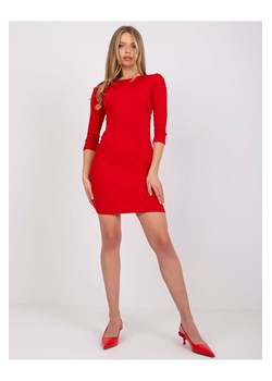 Czerwona sukienka ze zdobieniem na plecach ze sklepu 5.10.15 w kategorii Sukienki - zdjęcie 169698234