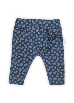 Spodnie z kwiecistyimi wzorkami - granatowe ze sklepu 5.10.15 w kategorii Spodnie i półśpiochy - zdjęcie 169698574