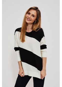 Damski sweter w skośne pasy ze sklepu 5.10.15 w kategorii Swetry damskie - zdjęcie 169698614