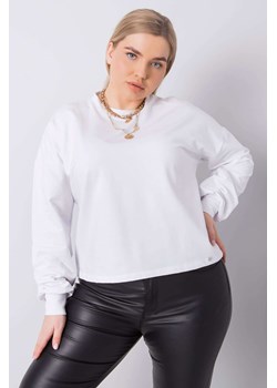 Biała bluza plus size Florentia ze sklepu 5.10.15 w kategorii Bluzy damskie - zdjęcie 169698714