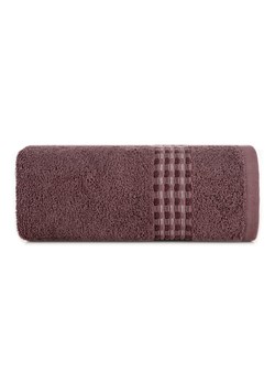 Liliowy ręcznik ze zdobieniami 50x90 cm ze sklepu 5.10.15 w kategorii Ręczniki - zdjęcie 169699321