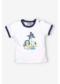 T-shirt niemowlęcy z bawełny organicznej dla chłopca ze sklepu 5.10.15 w kategorii Koszulki niemowlęce - zdjęcie 169699424