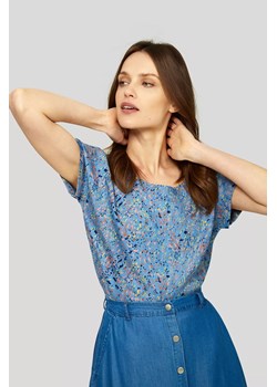 Luźna bluzka damska z krótkim rękawem ze sklepu 5.10.15 w kategorii Bluzki damskie - zdjęcie 169699440