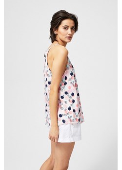 Bluzka damska koszulowa na ramiączkach we wzory różowa ze sklepu 5.10.15 w kategorii Bluzki damskie - zdjęcie 169699464