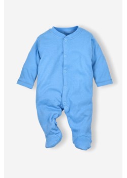 Pajac niemowlęcy z bawełny organicznej dla chłopca niebieski ze sklepu 5.10.15 w kategorii Pajacyki - zdjęcie 169699632