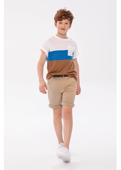 T-shirt bawełniany chłopięcy w paski ze sklepu 5.10.15 w kategorii T-shirty chłopięce - zdjęcie 169699664