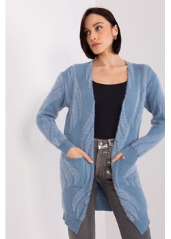 Damski kardigan z kieszeniami niebieski ze sklepu 5.10.15 w kategorii Swetry damskie - zdjęcie 169699673