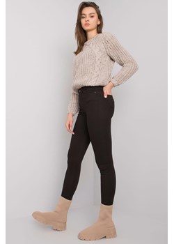 Czarne spodnie damskie slim ze sklepu 5.10.15 w kategorii Spodnie damskie - zdjęcie 169699802