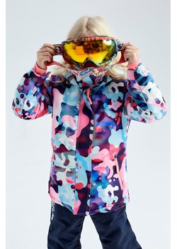 Kolorowa kurtka narciarska dziewczęca z elementami odblaskowymi ze sklepu 5.10.15 w kategorii Kurtki dziewczęce - zdjęcie 169699902