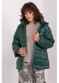 Ciemnozielona kurtka zimowa pikowana ze sklepu 5.10.15 w kategorii Kurtki damskie - zdjęcie 169700211