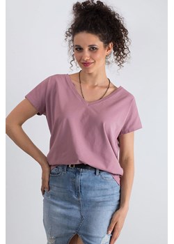 T-shirt damski ciemny różowy ze sklepu 5.10.15 w kategorii Bluzki damskie - zdjęcie 169700282