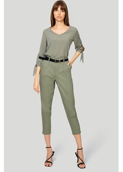 Spodnie damskie oliwkowe 7/8 ze sklepu 5.10.15 w kategorii Spodnie damskie - zdjęcie 169700351