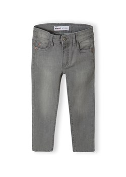 Szare spodnie jeansowe dla chłopca - Minoti ze sklepu 5.10.15 w kategorii Spodnie chłopięce - zdjęcie 169700401