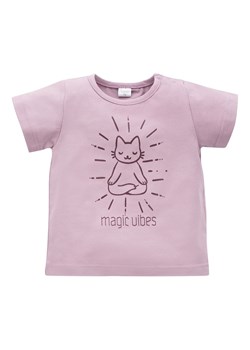 Bluzka niemowlęca z krótkim rękawem Magic Vibes różowa ze sklepu 5.10.15 w kategorii Koszulki niemowlęce - zdjęcie 169700813