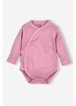 Body niemowlece z bawelny organicznej dla dziewczynki różowe długi rękaw ze sklepu 5.10.15 w kategorii Body niemowlęce - zdjęcie 169700900