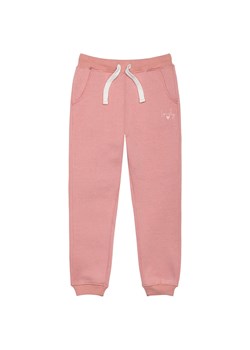 Różowe spodnie dresowe dla dziewczynki ze sklepu 5.10.15 w kategorii Spodnie dziewczęce - zdjęcie 169700904