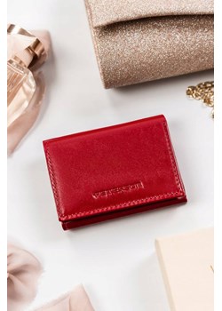 Mały, poziomy portfel damski na zatrzask — Peterson czerwony ze sklepu 5.10.15 w kategorii Portfele damskie - zdjęcie 169701004