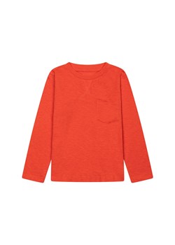 Czerwona bluzka bawełniana z długim rękawem ze sklepu 5.10.15 w kategorii T-shirty chłopięce - zdjęcie 169701021