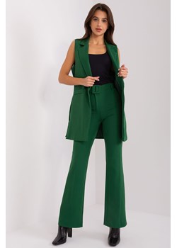 Komplet garniturowy damski z kamizelką ciemny zielony ze sklepu 5.10.15 w kategorii Komplety i garnitury damskie - zdjęcie 169701060