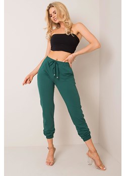 Spodnie dresowe damskie basic zielone ze sklepu 5.10.15 w kategorii Spodnie damskie - zdjęcie 169701172