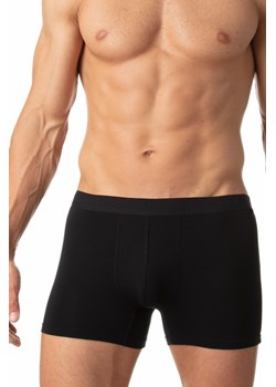 Dopasowane męskie szorty z dodatkową wstawką w kroku Key - czarne ze sklepu 5.10.15 w kategorii Majtki męskie - zdjęcie 169701352
