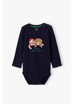 Bawełniane świąteczne body niemowlęce ze sklepu 5.10.15 w kategorii Body niemowlęce - zdjęcie 169701572