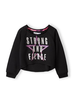 Bluza sportowa z długim rękawem dla dziewczynki- Strong and fierce ze sklepu 5.10.15 w kategorii Bluzy dziewczęce - zdjęcie 169701584