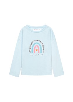 Bluzka niemowlęca bawełniana błękitna ze sklepu 5.10.15 w kategorii Kaftaniki i bluzki - zdjęcie 169701710