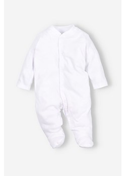 Pajac niemowlęcy z bawełny organicznej biały ze sklepu 5.10.15 w kategorii Pajacyki - zdjęcie 169701811