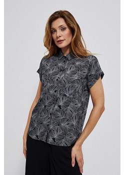 Koszula damska z wiskozy rozpinana z krótkim rękawem ze sklepu 5.10.15 w kategorii Koszule damskie - zdjęcie 169701944