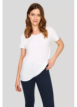 T-shirt damski z krótkim rękawem - biały ze sklepu 5.10.15 w kategorii Bluzki damskie - zdjęcie 169702000