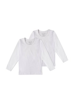 Dziecięca bluzka z długim rękawem 2-pack biała ze sklepu 5.10.15 w kategorii T-shirty chłopięce - zdjęcie 169702034