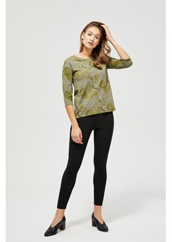 Bluzka bawełniana z motywem roślinnym ze sklepu 5.10.15 w kategorii Bluzki damskie - zdjęcie 169702261