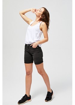 Szorty damskie jeansowe czarne ze sklepu 5.10.15 w kategorii Szorty - zdjęcie 169702420