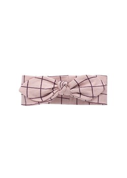 Opaska wiązana Romantic różowa w kratkę ze sklepu 5.10.15 w kategorii Opaski dziecięce - zdjęcie 169702563