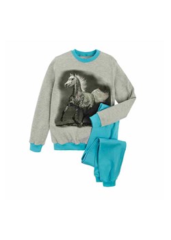 Dziewczęca piżama szaro-niebieska koń ze sklepu 5.10.15 w kategorii Piżamy dziecięce - zdjęcie 169702680
