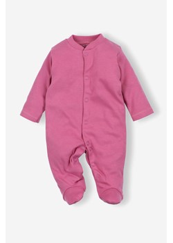 Pajac niemowlęcy z bawełny organicznej w kolorze fioletowym ze sklepu 5.10.15 w kategorii Pajacyki - zdjęcie 169702870