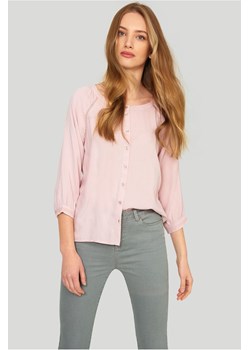 Bluzka damska różowa z raglanowym rękawem ze sklepu 5.10.15 w kategorii Bluzki damskie - zdjęcie 169702980