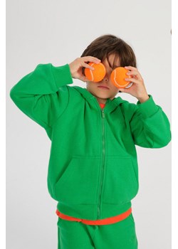 Zielona bluza rozpinana z kapturem - unisex - Limited Edition ze sklepu 5.10.15 w kategorii Bluzy chłopięce - zdjęcie 169703264