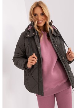 Khaki kurtka zimowa pikowana SUBLEVEL ze sklepu 5.10.15 w kategorii Kurtki damskie - zdjęcie 169703811