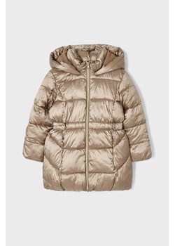 Beżowa pikowana kurtka dziewczęca zimowa ze sklepu 5.10.15 w kategorii Kurtki dziewczęce - zdjęcie 169703993