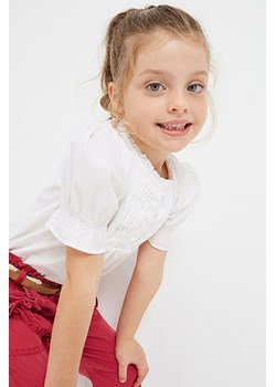 Bluzka elegancka dla dziewczynki Mayoral - biała ze sklepu 5.10.15 w kategorii Bluzki dziewczęce - zdjęcie 169704043