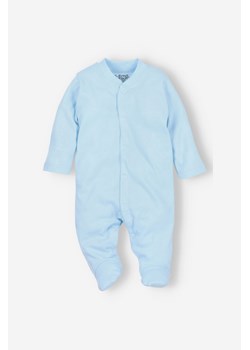 Pajac niemowlęcy z bawełny organicznej dla chłopca niebieski ze sklepu 5.10.15 w kategorii Pajacyki - zdjęcie 169704161